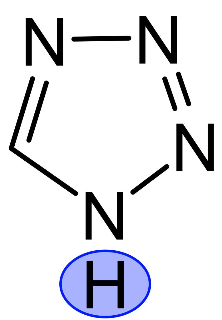 Tetrazol Struktur 
