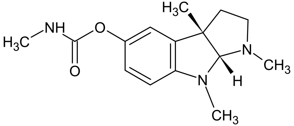Struktur von Physostigmine