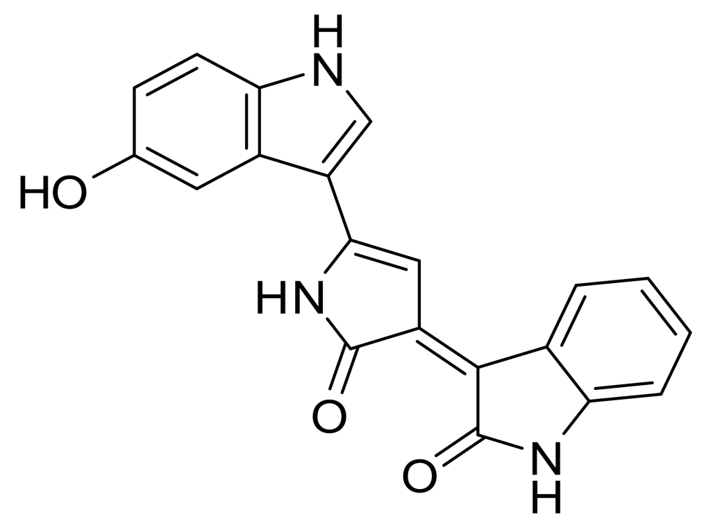 Struktur von Violacein