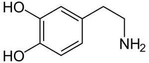 Struktur von Dopamin