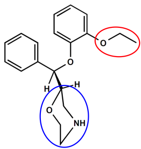 Struktur von Reboxetin